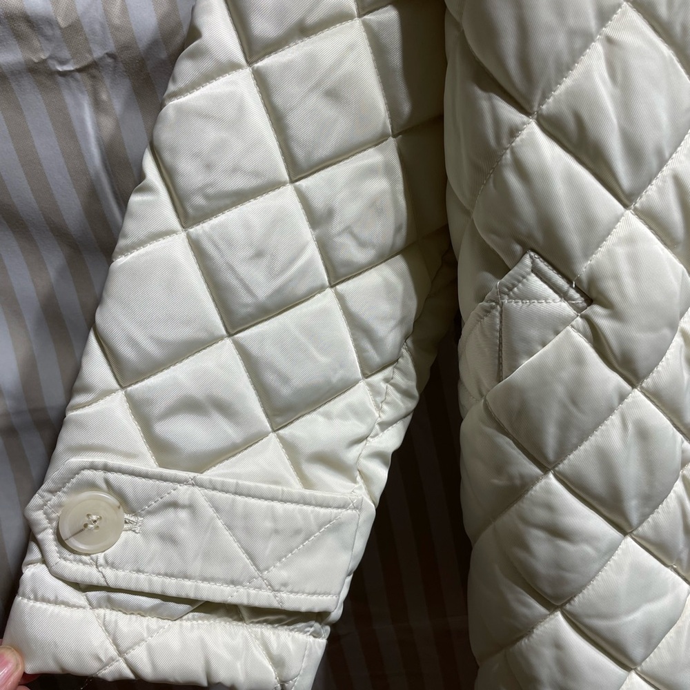 Rebecca Minkoff Ivory Quilted Puffer Coat - Picture 6 of 8